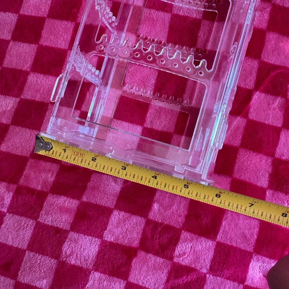 Clear Acrylic Rotating Earring Jewelry Organizer